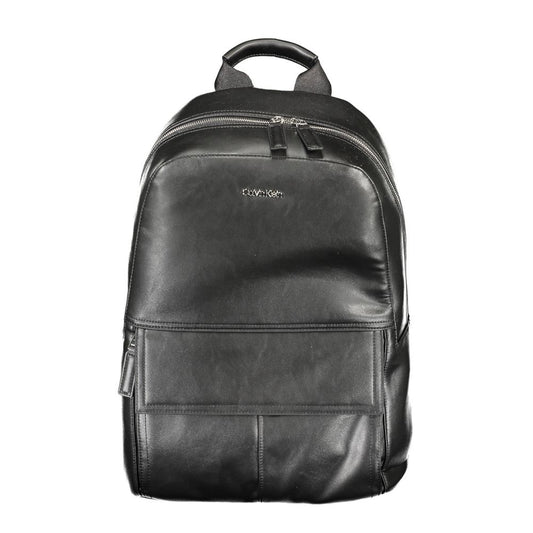 Calvin Klein Black Polyester Men Backpack Calvin Klein