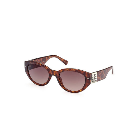 Guess Jeans Brown Injected Women Sunglass Guess Jeans