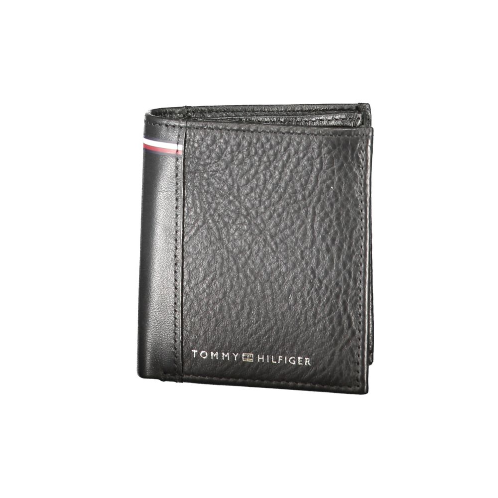 Tommy Hilfiger Black Leather Wallet Tommy Hilfiger