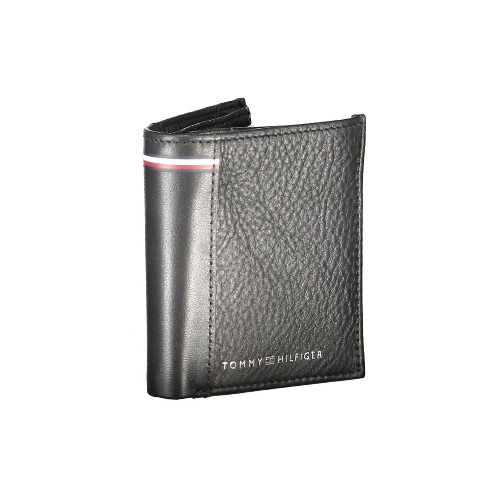 Tommy Hilfiger Black Leather Wallet Tommy Hilfiger