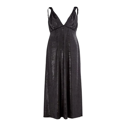 Lardini Black Polyester Cocktail Dress