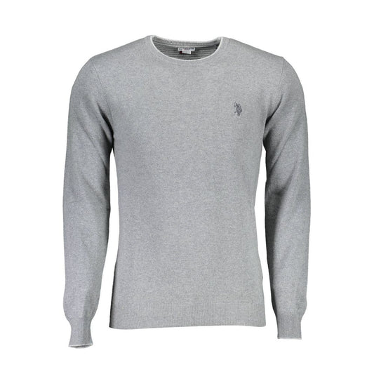 U.S. POLO ASSN. Gray Wool Men Sweater U.S. POLO ASSN.