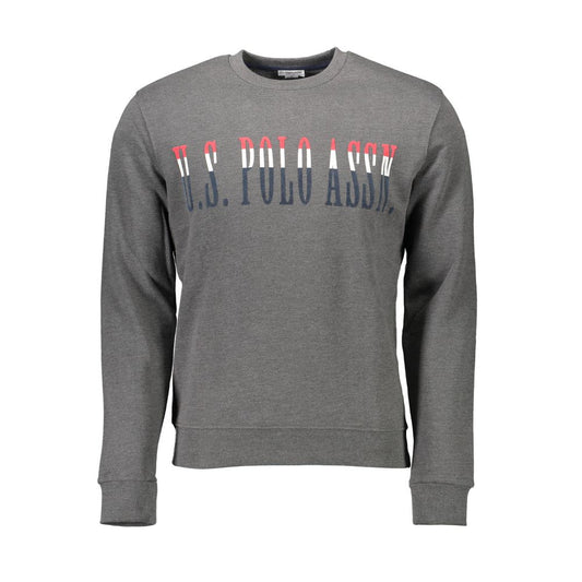 U.S. POLO ASSN. Gray Cotton Men Sweater U.S. POLO ASSN.