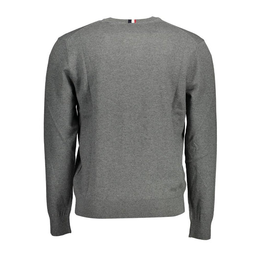 U.S. POLO ASSN. Gray Cotton Mens Sweater U.S. POLO ASSN.