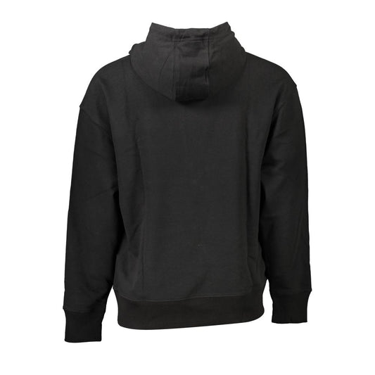 Tommy Hilfiger Black Cotton Men Sweater Tommy Hilfiger