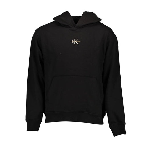 Calvin Klein Black Cotton Men Sweatshirt Calvin Klein