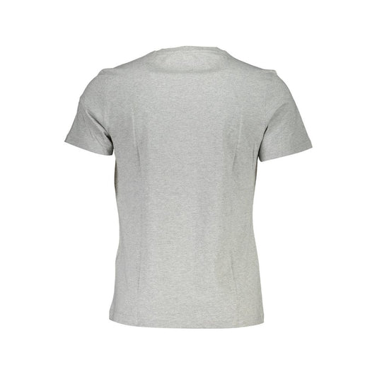 La Martina Gray Cotton Men T-Shirt La Martina