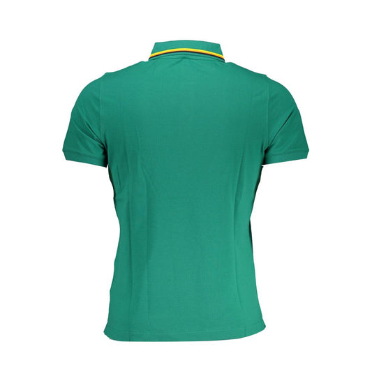 K-WAY Green Cotton Polo Shirt K-WAY