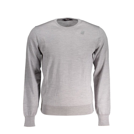 K-WAY Gray Wool Sweater K-WAY