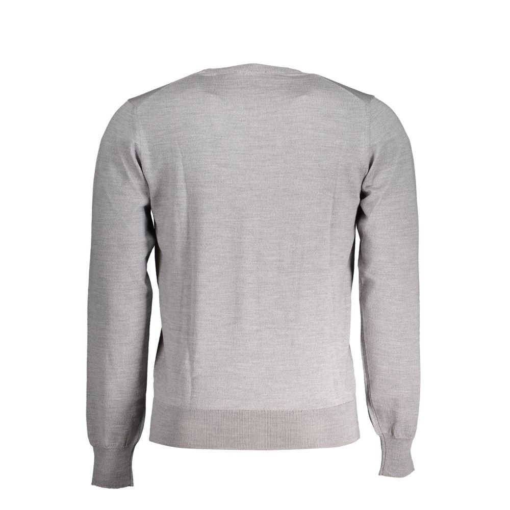 K-WAY Gray Wool Sweater K-WAY