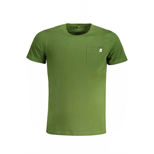 K-WAY Green Cotton T-Shirt K-WAY