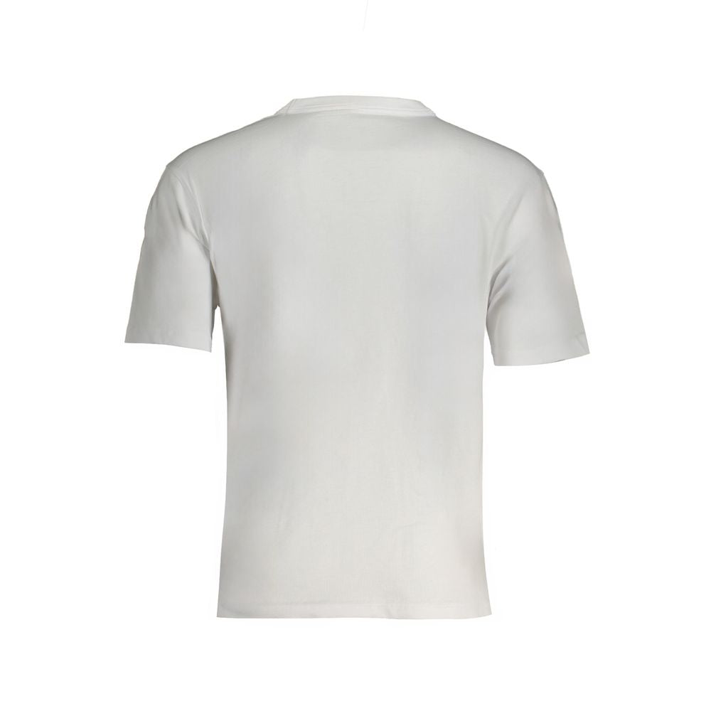 K-WAY White Cotton T-Shirt K-WAY