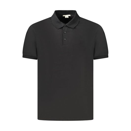 Calvin Klein Black Cotton Men Polo Shirt Calvin Klein