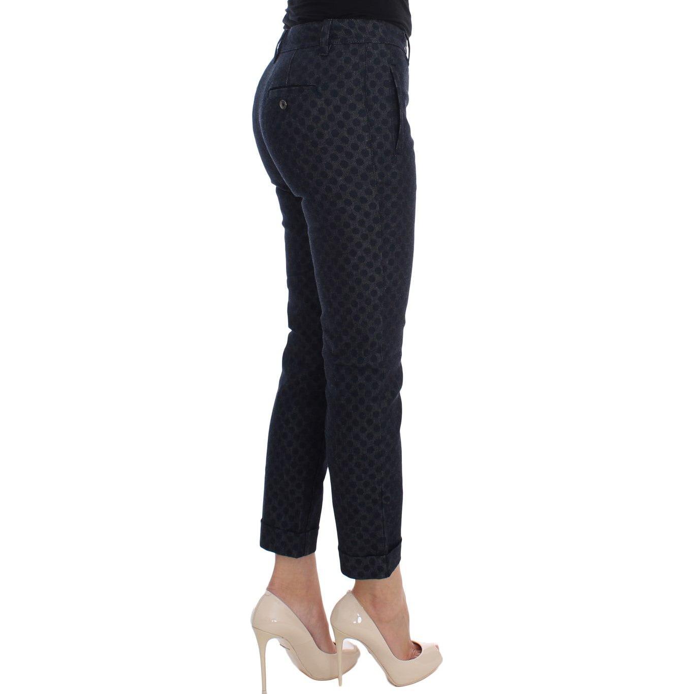 Dolce & Gabbana Chic Polka Dotted Capris Jeans Dolce & Gabbana