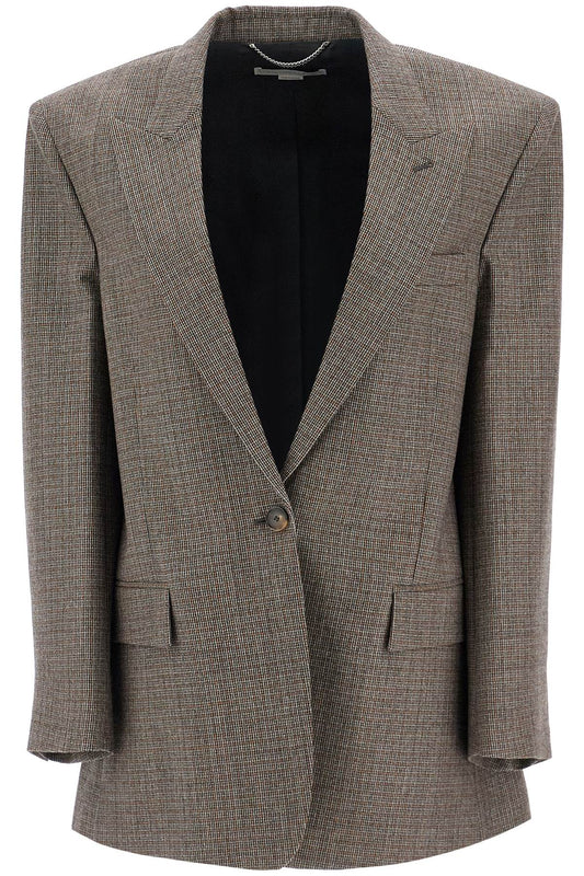 Stella McCartney houndstooth single-breasted bl Jackets Stella McCartney