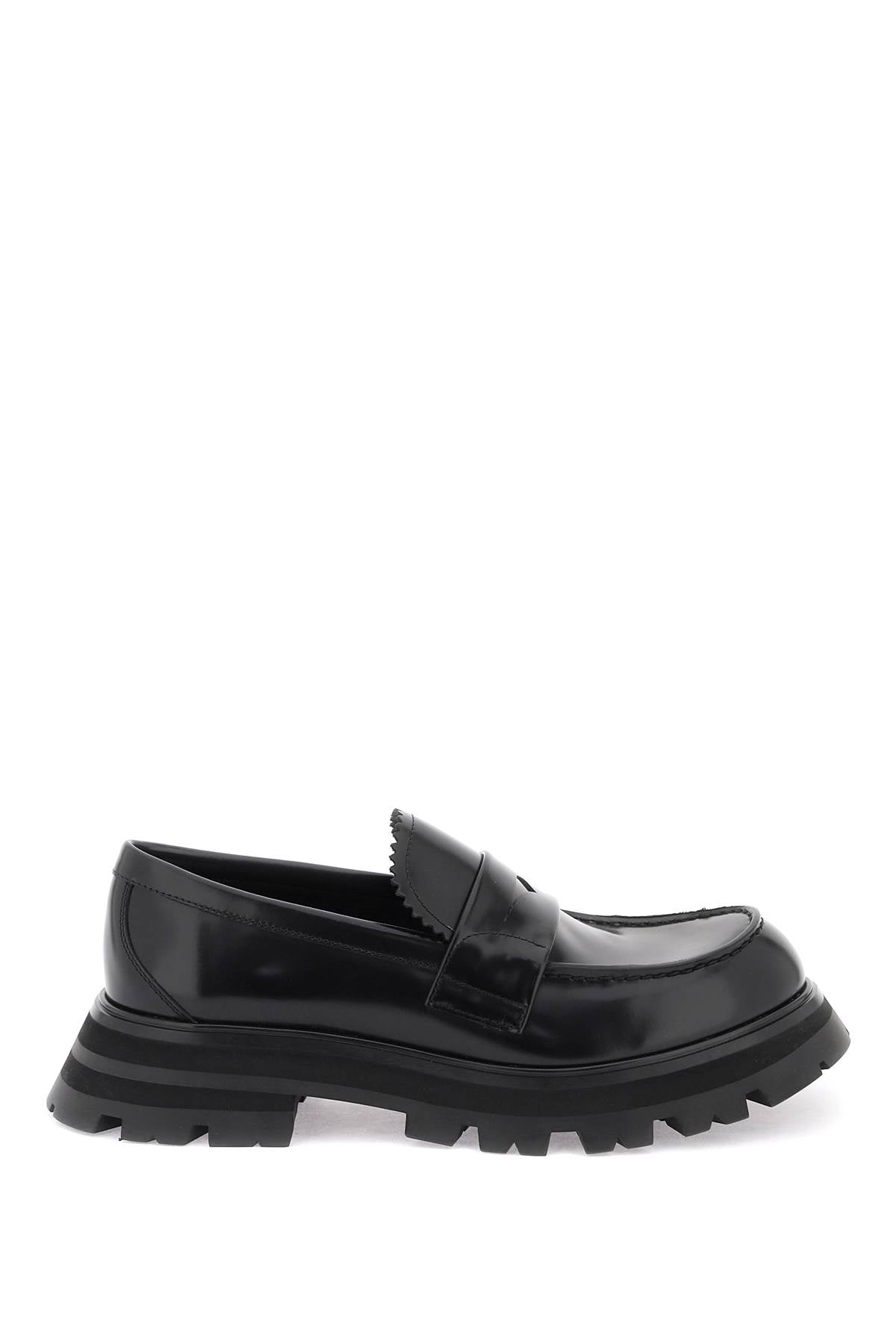 Alexander Mcqueen brushed leather wander loafers Loafers Alexander Mcqueen