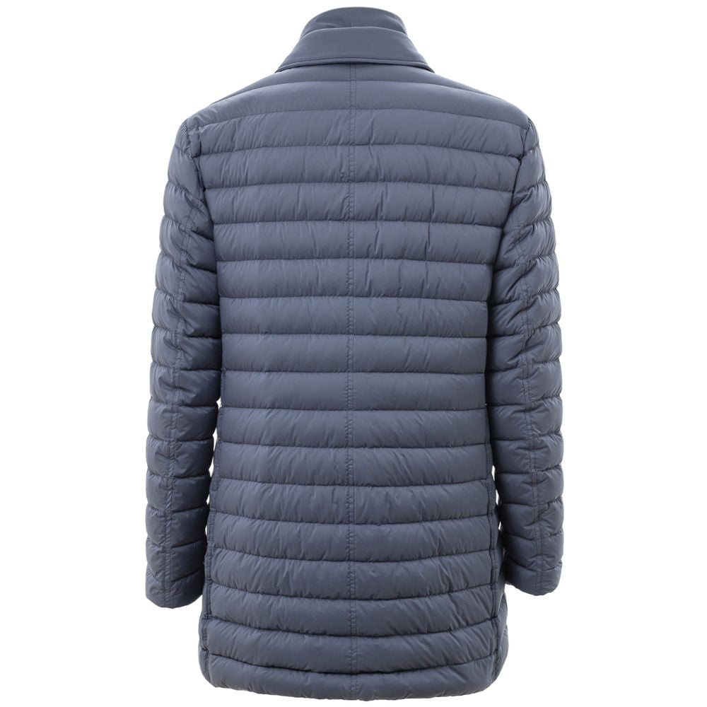 Herno Blue Polyester Coat
