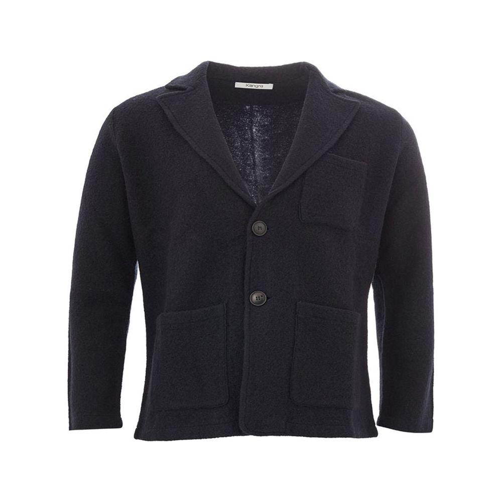 KANGRA Blue Wool Blazer