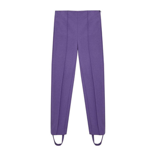 Lardini Purple Viscose Athletic Pants