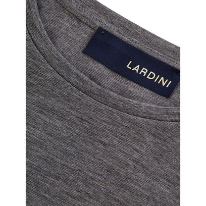Lardini Gray Wool T-Shirt