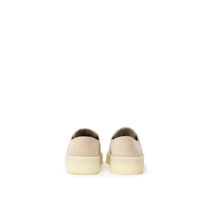 Fear Of God Beige Leather Low Top Sneakers