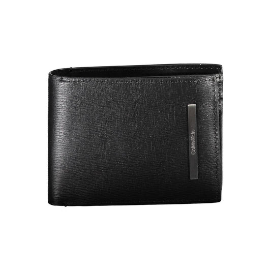 Calvin Klein Black Eco-Leather Men Wallet