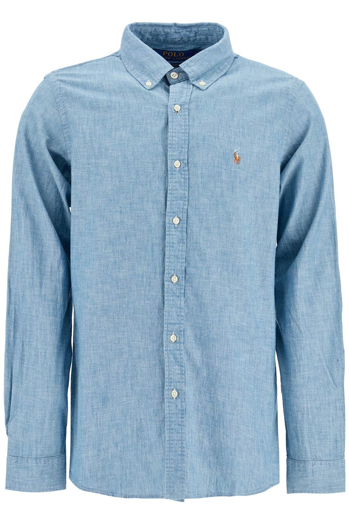 Polo Ralph Lauren custom fit shirt in chambray Shirts Polo Ralph Lauren