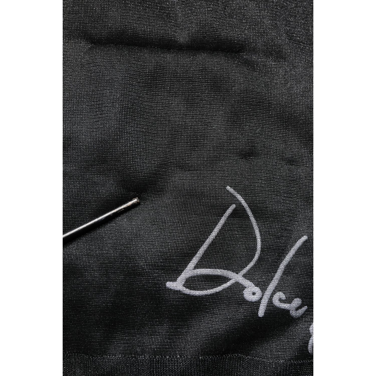 Dolce & Gabbana Black Logo Knitted Crewneck Pullover Sweater