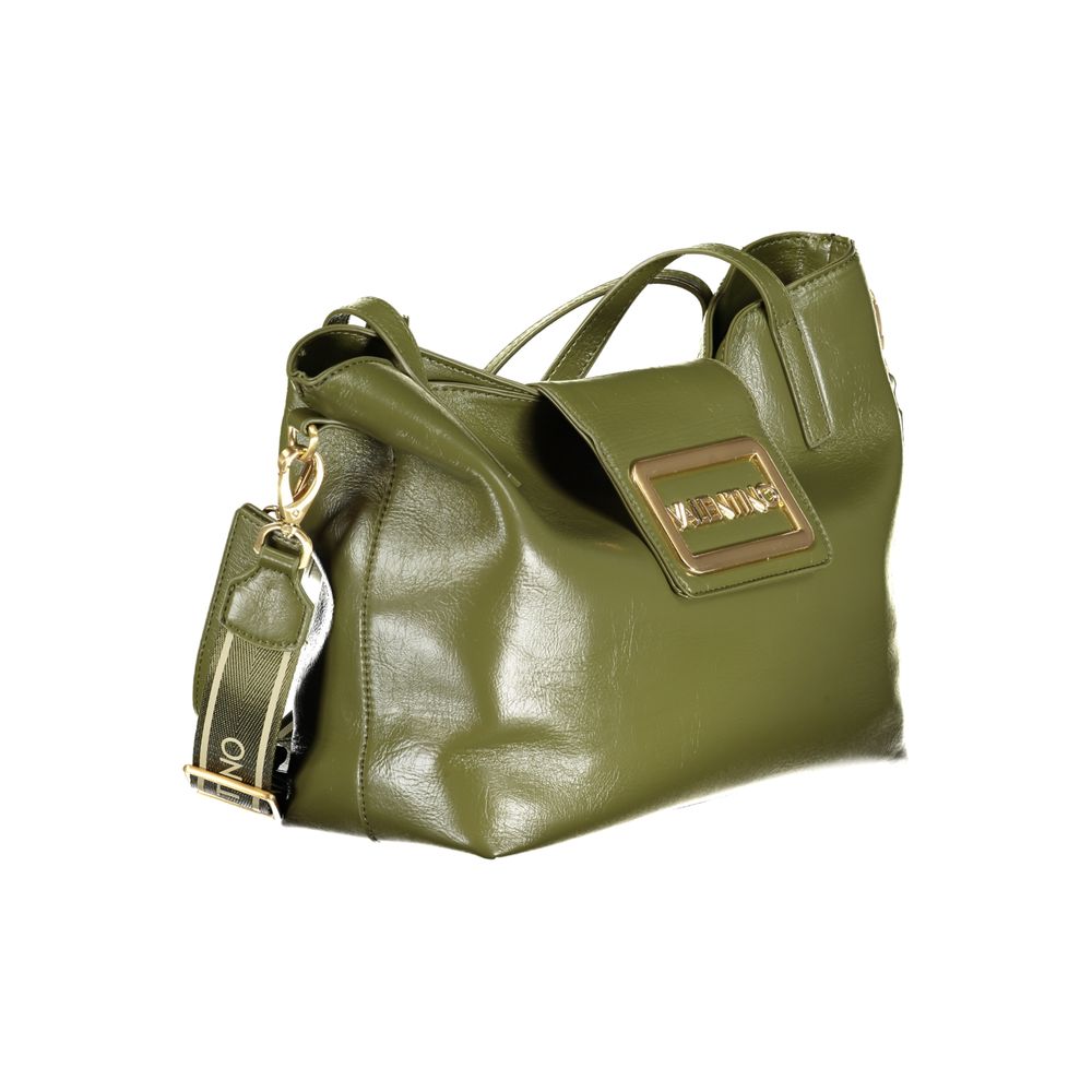 Mario Valentino Verde Polyurethane Women's Bag with Adjustable Strap