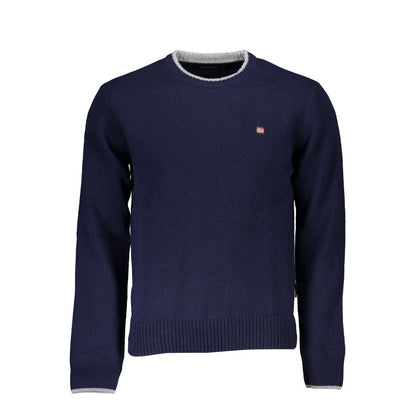 Napapijri Blue Tessuto Men Sweater