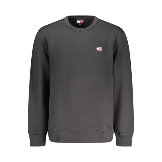 Tommy Hilfiger Black Cotton Mens Sweatshirt