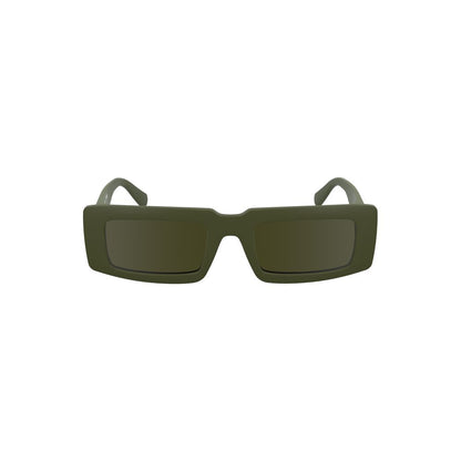 Calvin Klein Green Bio-Based Fabric Women Sunglasses