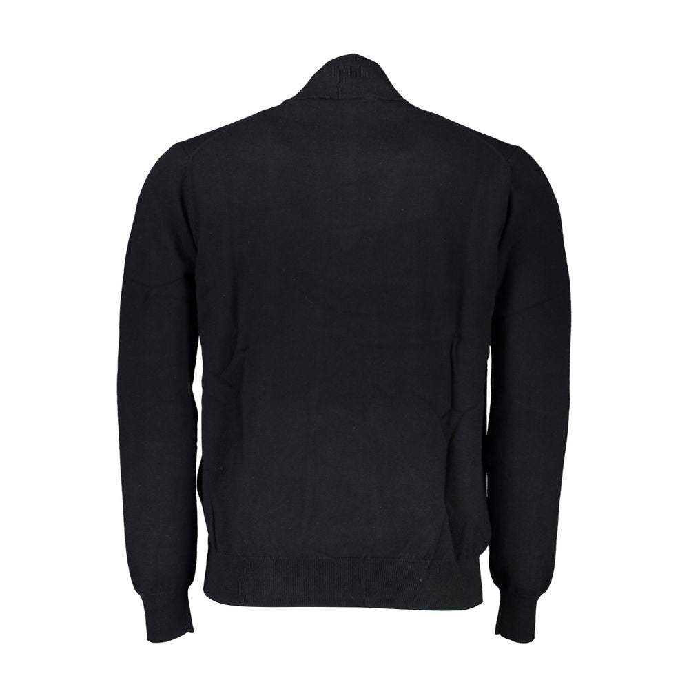Harmont & Blaine Black Cotton Men Sweater 1728,67403481248,Black,Clothing,Harmont & Blaine,Men,New with tags,Sweaters - Clothing,Sweatshirts - Sweaters - Clothing,XXL