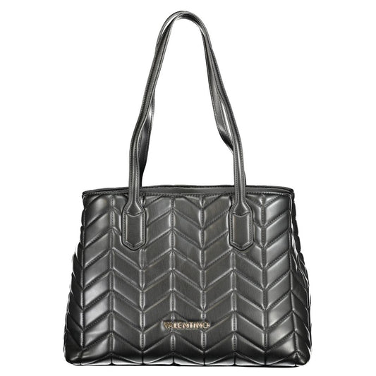 Mario Valentino Black Polyurethane Women's Handbag