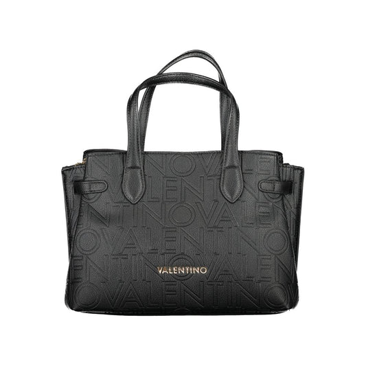 Mario Valentino Black Polyurethane Women Handbag