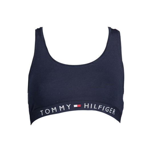 Tommy Hilfiger Blu Cotone Women Sports Bra