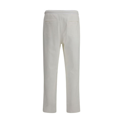 Brunello Cucinelli White Cotton Joggers (Workout Pants)