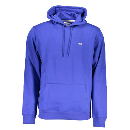 Tommy Hilfiger Blue Cotton Men's Sweatshirt Hoodie