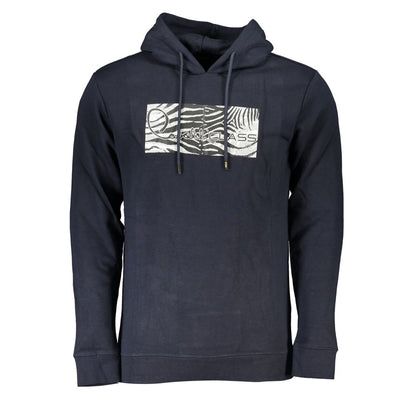 Cavalli Class Blue Cotton Men's Sweatshirt