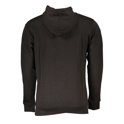 Cavalli Class "Nero Cotton Men Hoodie"