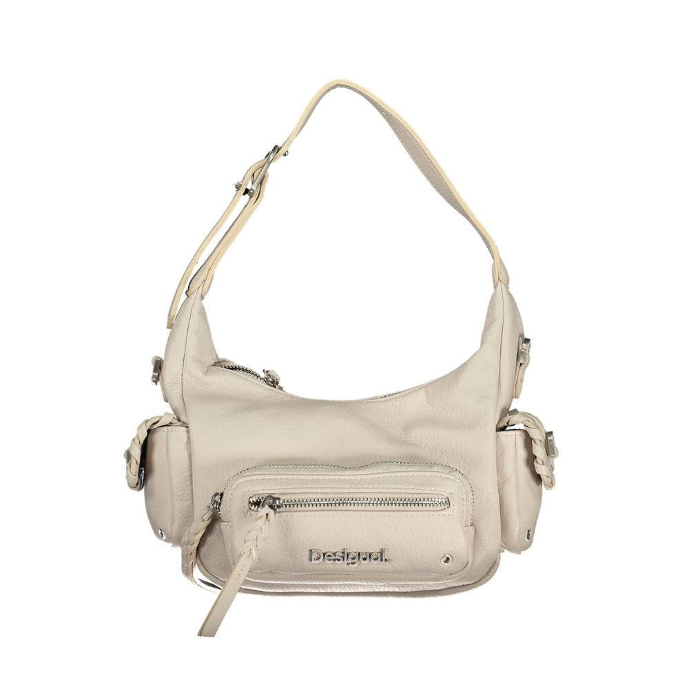 Desigual Bianco Poliuretano Women Handbag