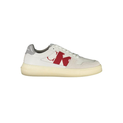 Calvin Klein Bianco Leather Men Sneaker 1728,67403481248,Athletic - Sneakers - Shoes,Calvin Klein,EU40/US7,EU41/US8,EU42/US9,EU43/US10,EU44/US11,EU45/US12,Men,New with tags,Shoes,Sneakers - Shoes,White