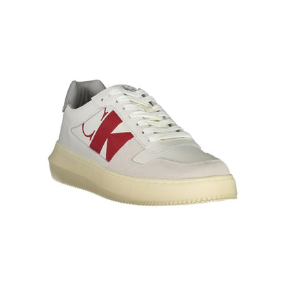 Calvin Klein Bianco Leather Men Sneaker 1728,67403481248,Athletic - Sneakers - Shoes,Calvin Klein,EU40/US7,EU41/US8,EU42/US9,EU43/US10,EU44/US11,EU45/US12,Men,New with tags,Shoes,Sneakers - Shoes,White