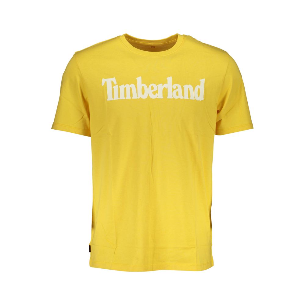 Timberland Yellow Cotton Men T-Shirt