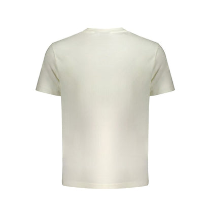 Wrangler Bianco Cotton Men T-Shirt