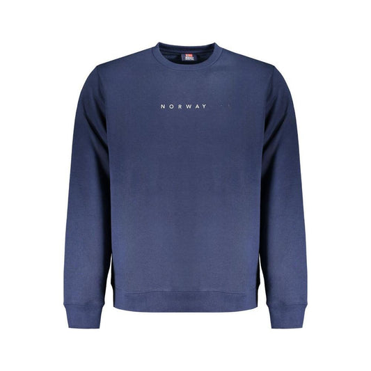 Norway 1963 Blue Cotton Men Sweater