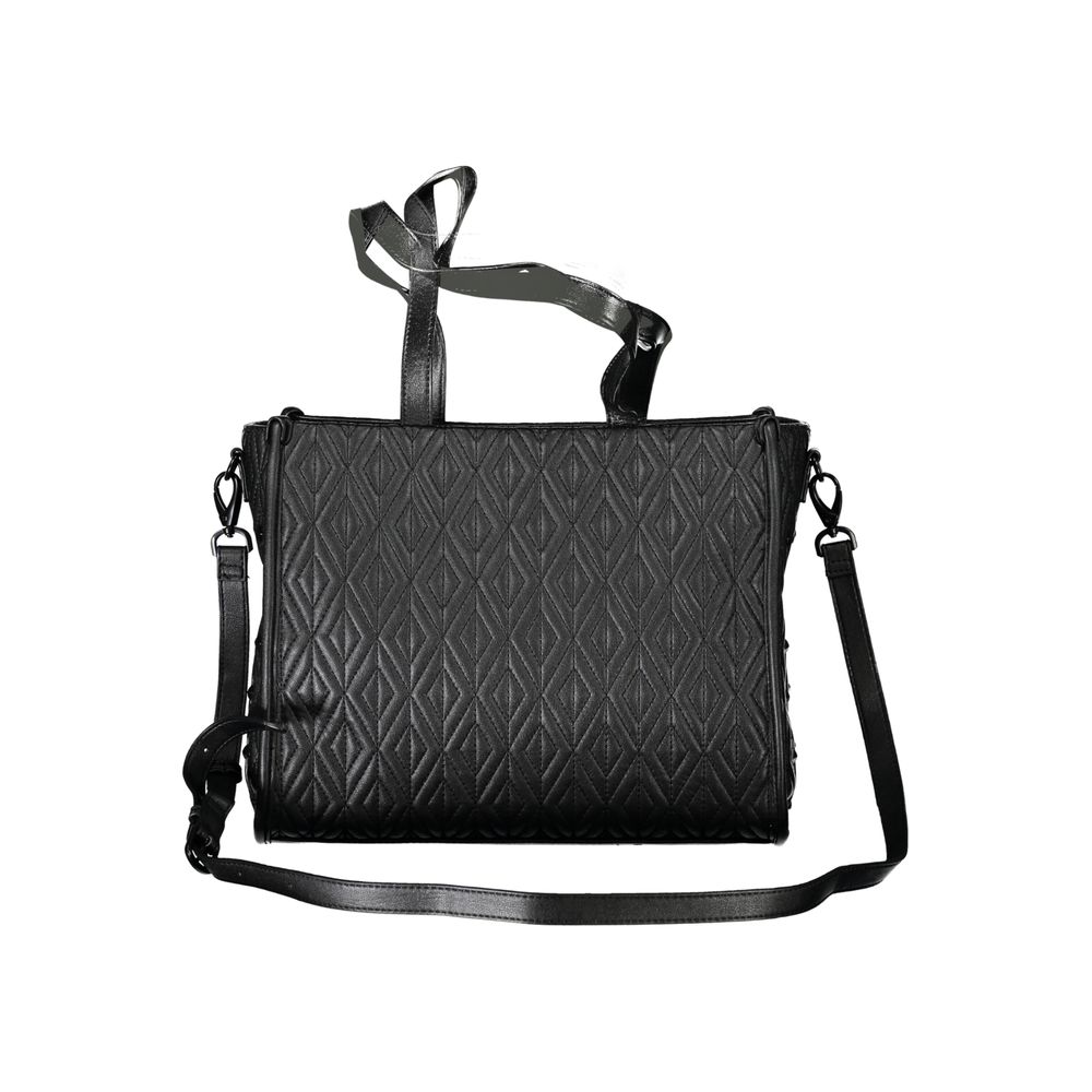 Mario Valentino Black Polyurethane Womens Bag