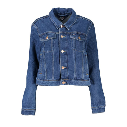 Tommy Hilfiger Blu Cotton Women Jacket