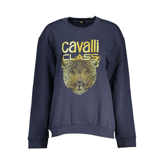 Cavalli Class Blue Polyester Women Sweatshirt