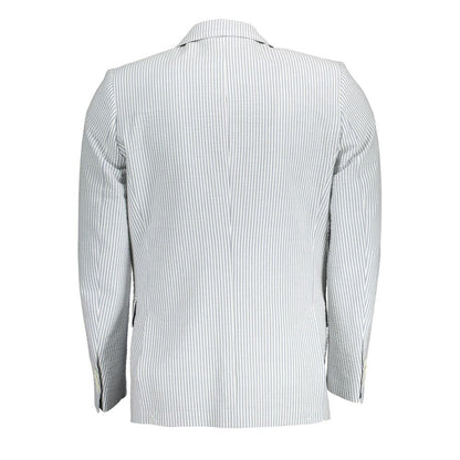 Gant White Cotton Men Jacket